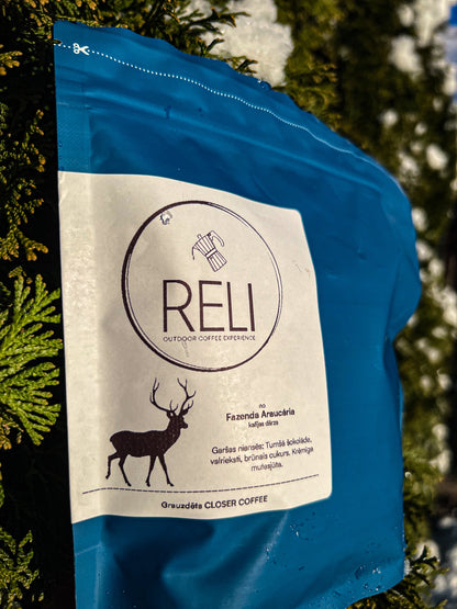 RELI coffee "Red Stag", 250gr | Medium dark roast