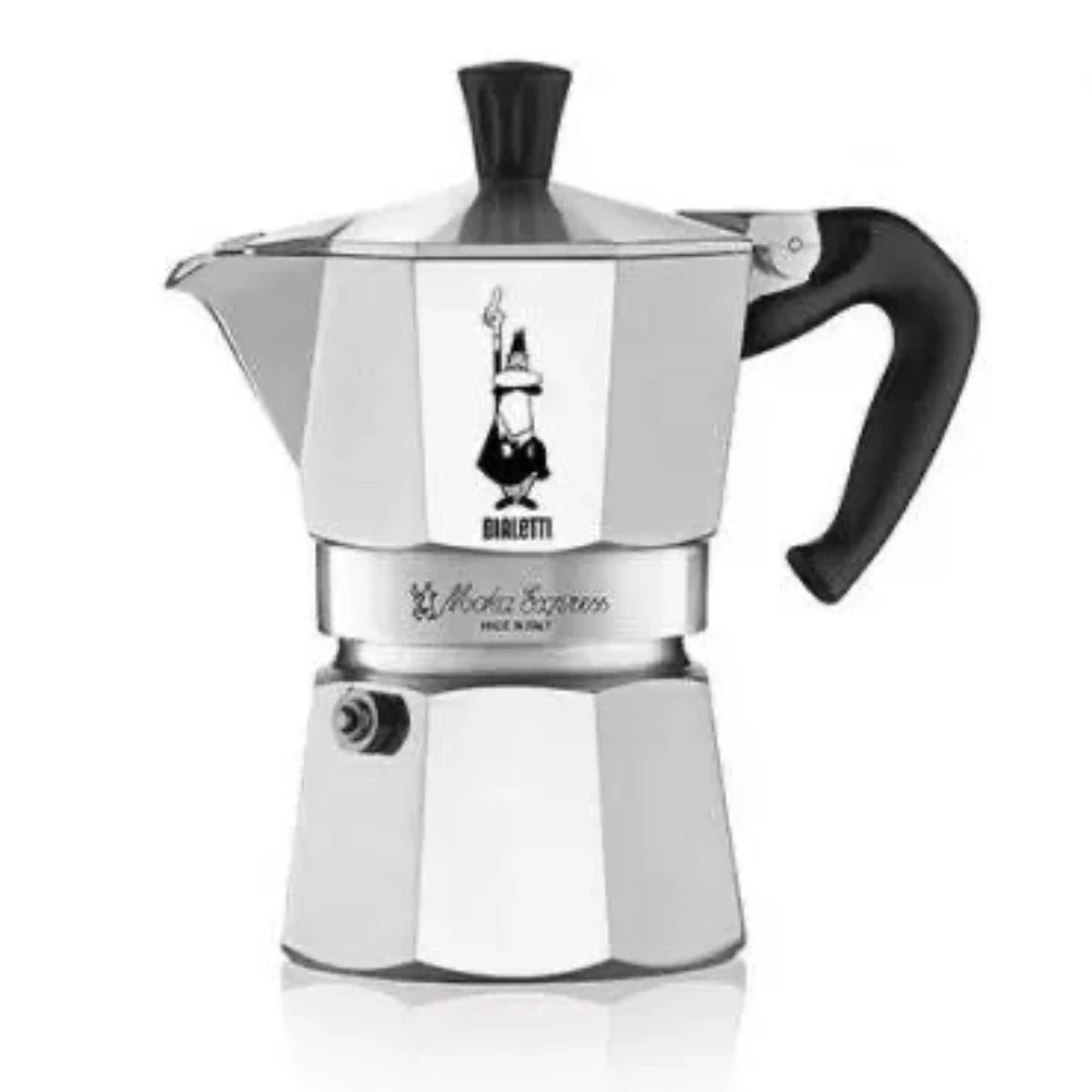 Bialetti Moka Express, sudraba moka kanna (3 tasēm)